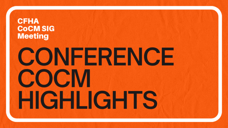 CoCM Webinar: Conference CoCM Highlights